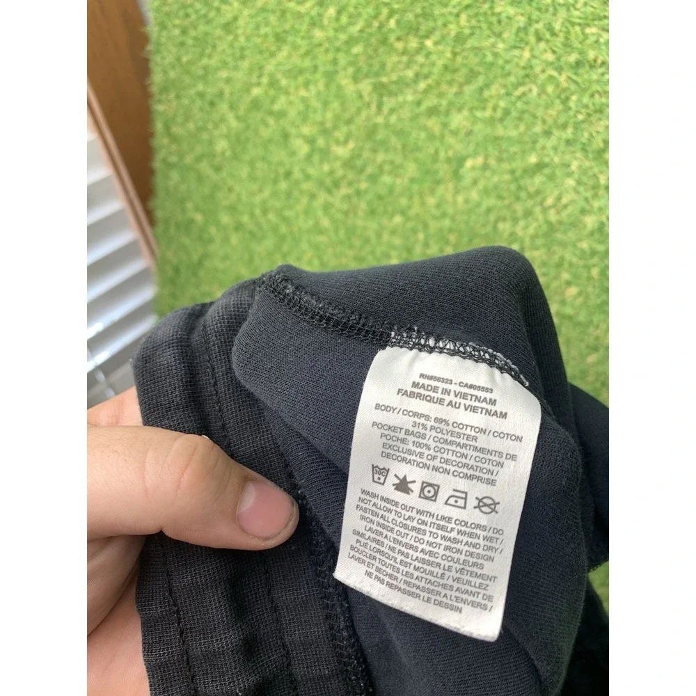Nike Tech Joggers Sweatpants Mens XL (34x25) Triple Black Fleece Sportswear Gym